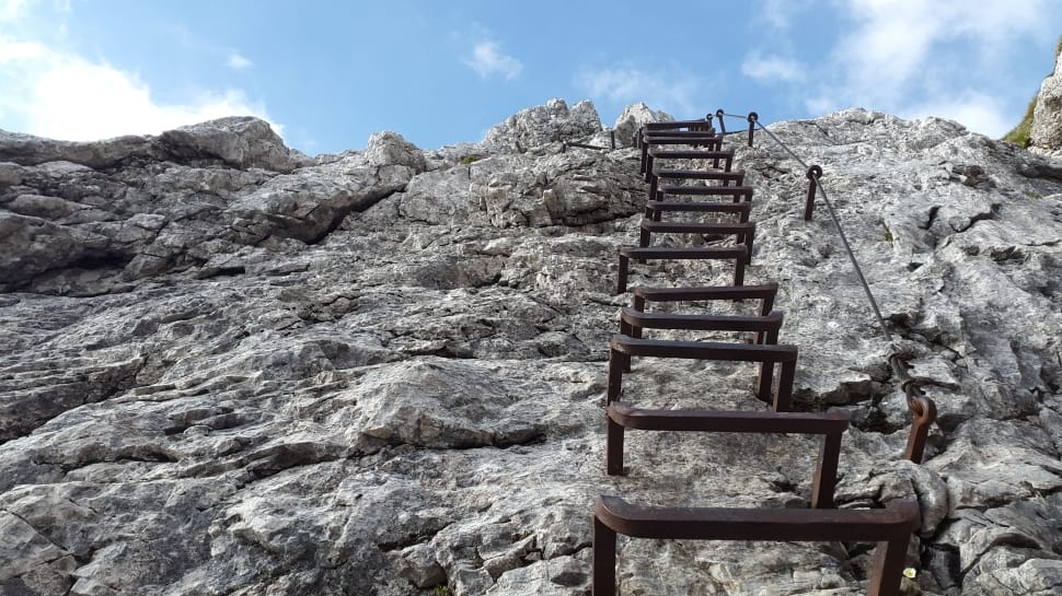 Alpspitze, Climbing, Kicks, Head, staircase, steps and staircases preview