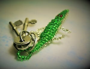Key Ring, Bunch Of Keys, Green, Keys, green color, no people thumbnail