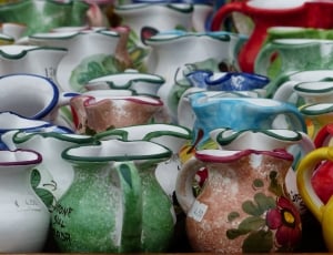 ceramic teapot lot thumbnail