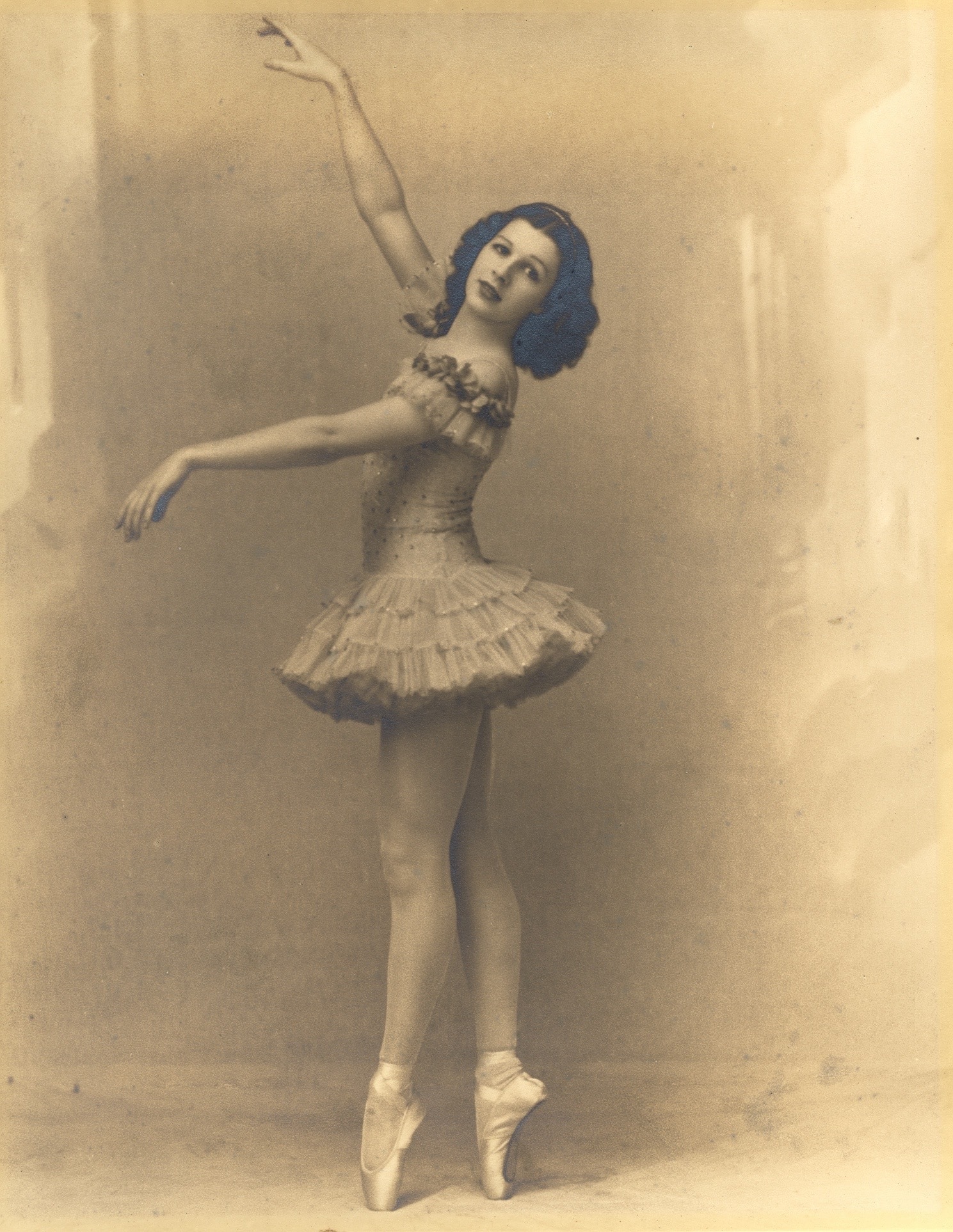 vintage portrait of ballerina