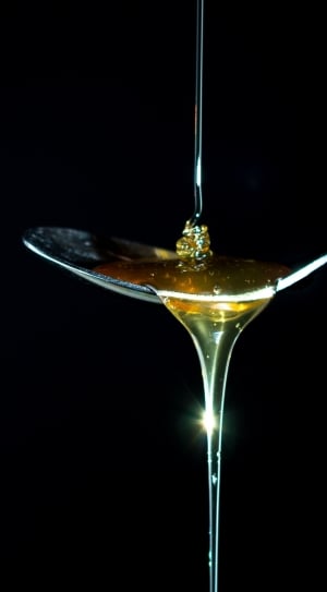 stainless steel spoon and syrup thumbnail