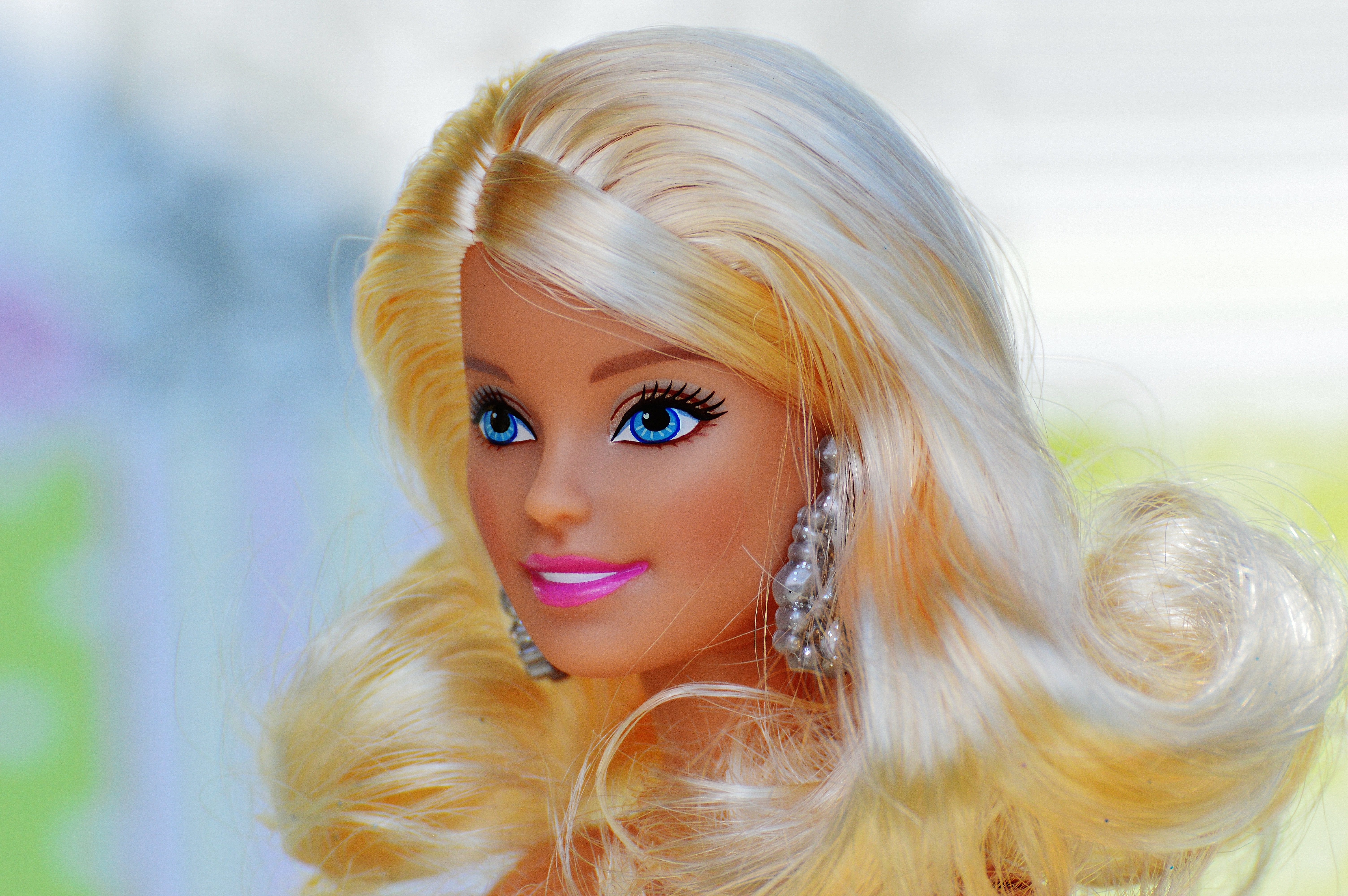 blonde haired female doll
