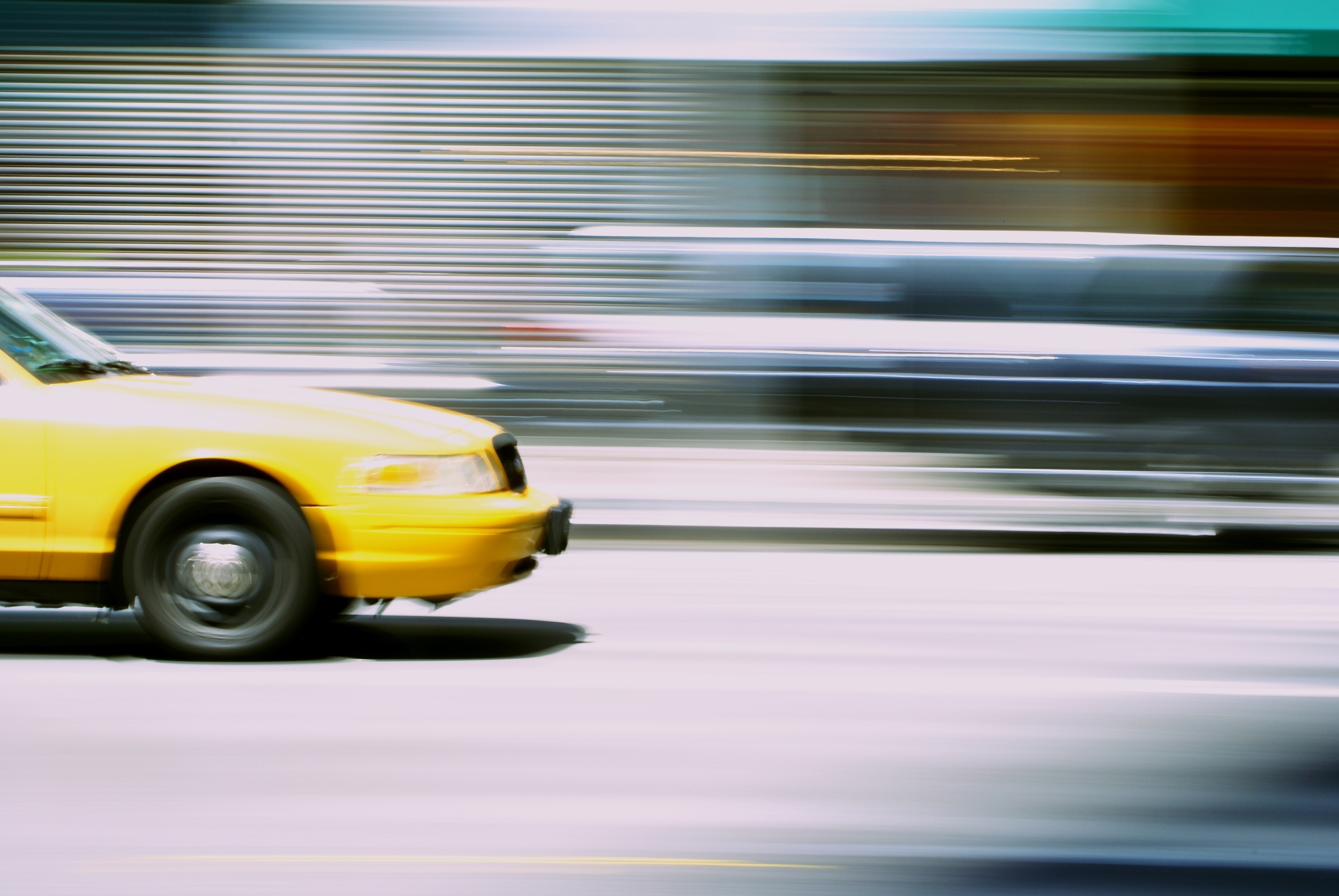 Motion, Taxi, Urban, Street, Transport, blurred motion, speed