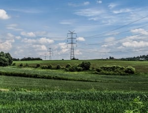 High Voltage Lines, Sky, Cloud, cable, electricity thumbnail