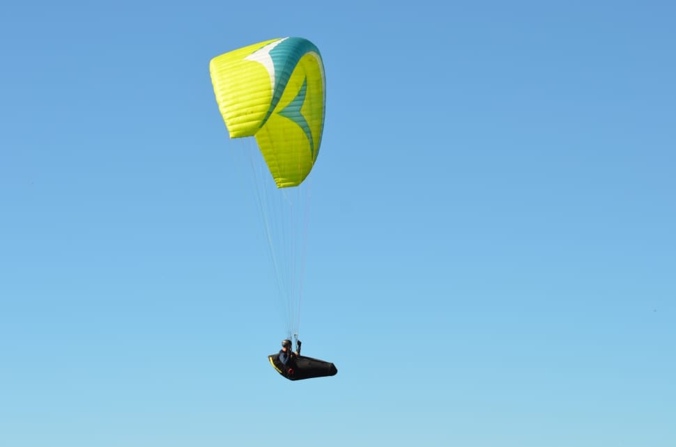 Paragliding, Hang Glider, Adventure Bums, mid-air, flying preview