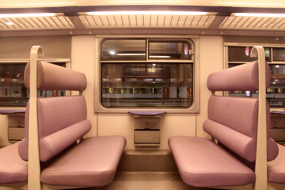 brown and beige train seat preview