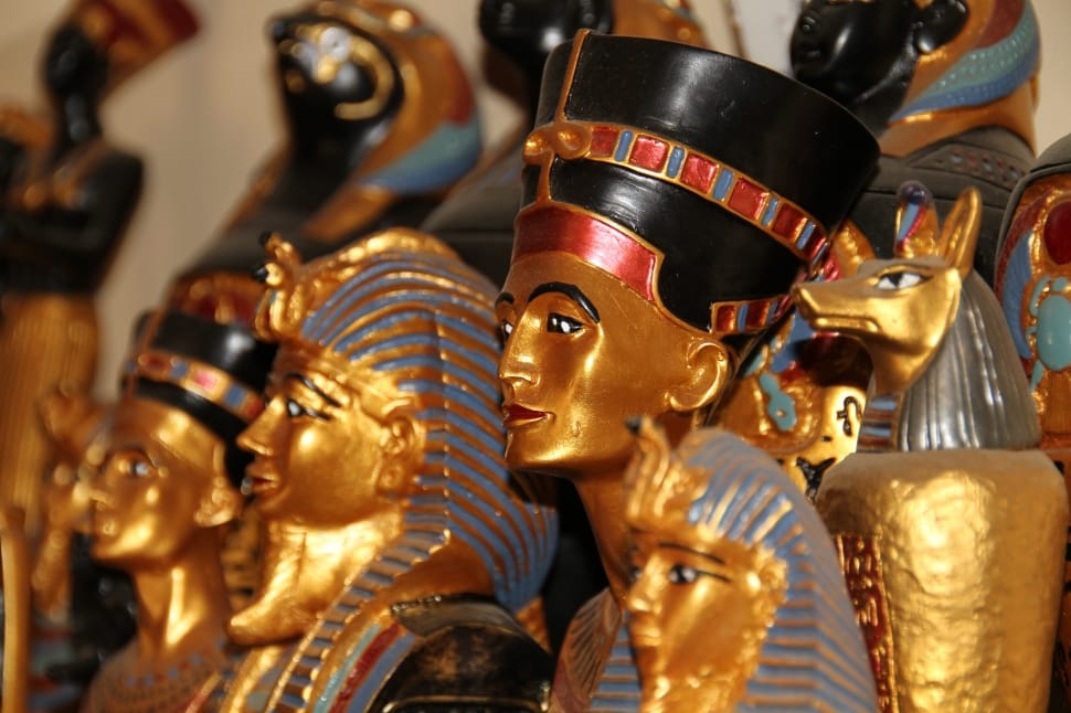 brass egyptian figurine preview