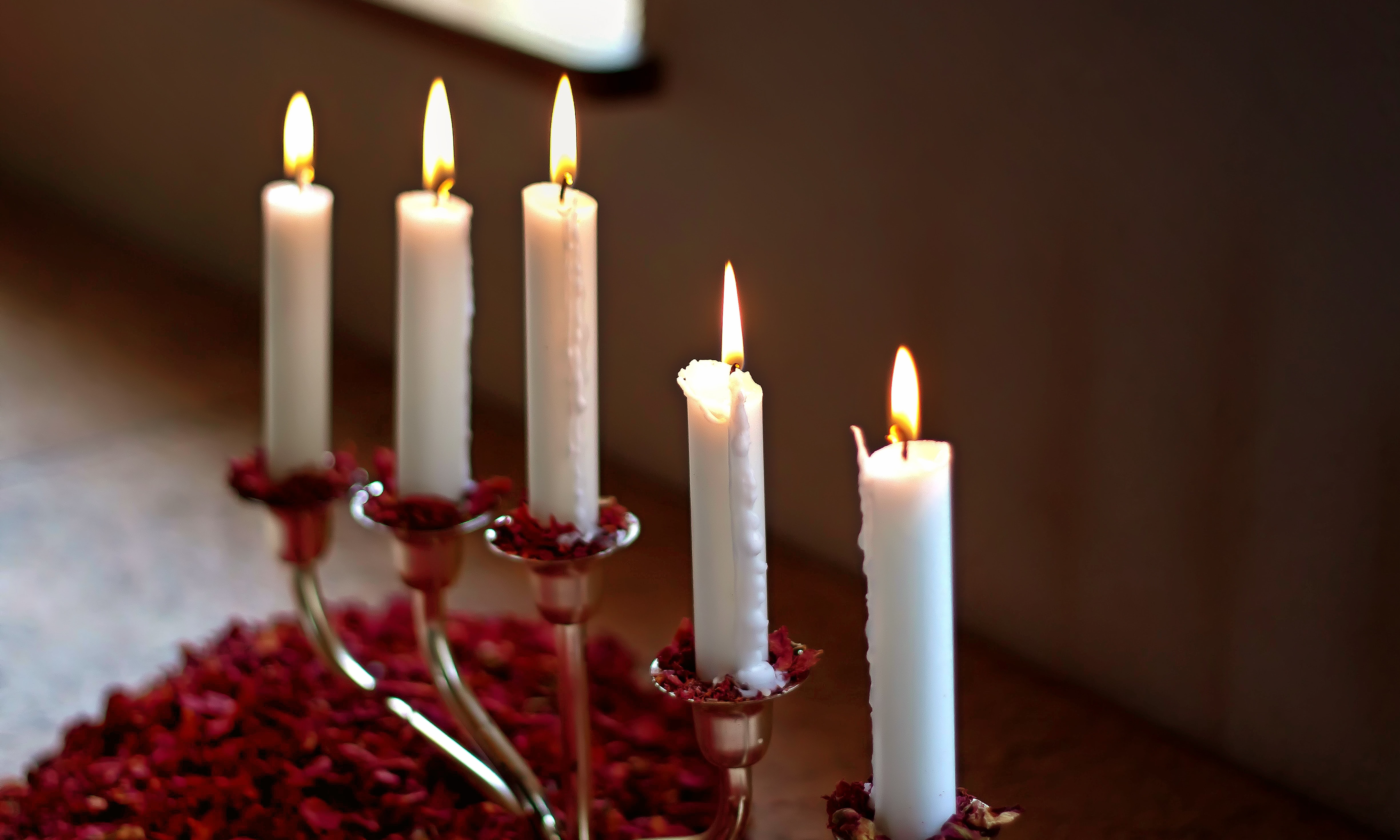 5 tealight candles