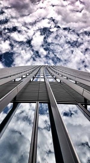 low angle view of a high rise building thumbnail