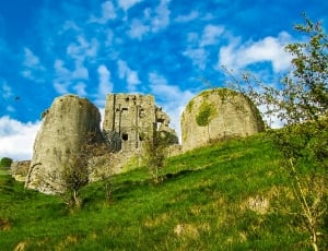Corfe Castle, Monument, England, ancient, old ruin thumbnail