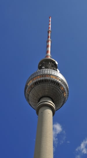 worms eye view tower during daytime thumbnail