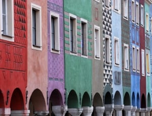 multicolored residential concrete buildings thumbnail
