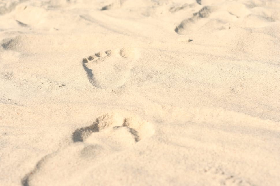 Sand, Foot Print, Beach, nature, no people preview