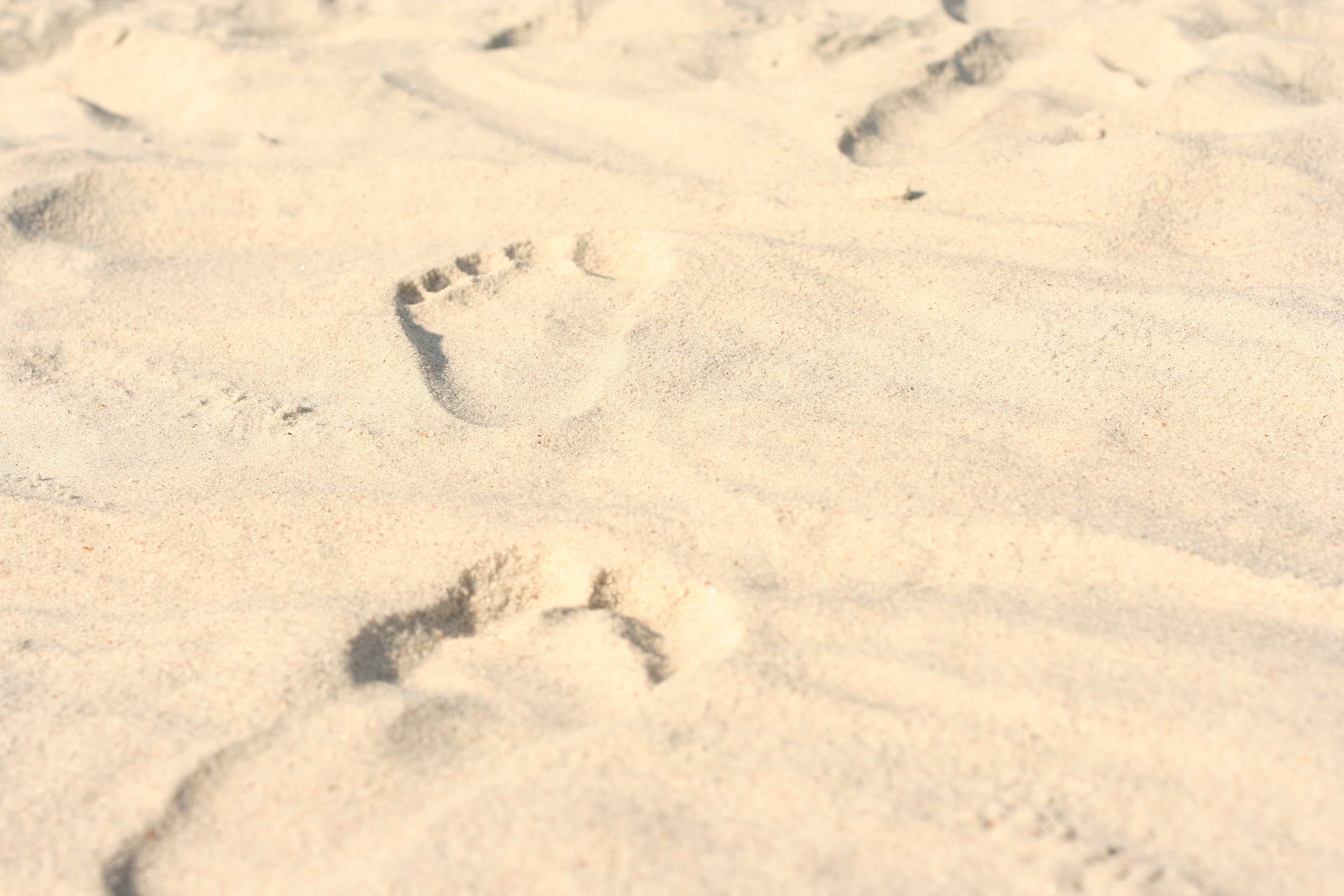 Sand, Foot Print, Beach, nature, no people