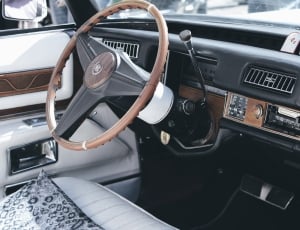 black and brown car interior thumbnail