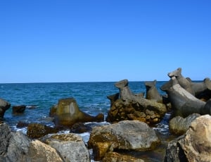 seashore and ocean view during daytime photo thumbnail