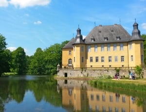 Schloss Dyck, Moated Castle, Castle, reflection, water thumbnail