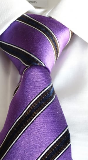 purple and black necktie thumbnail
