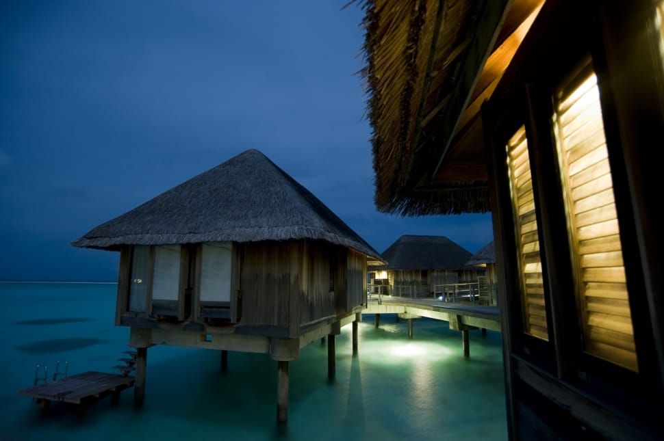 Summer, Night, Maldives, built structure, architecture preview