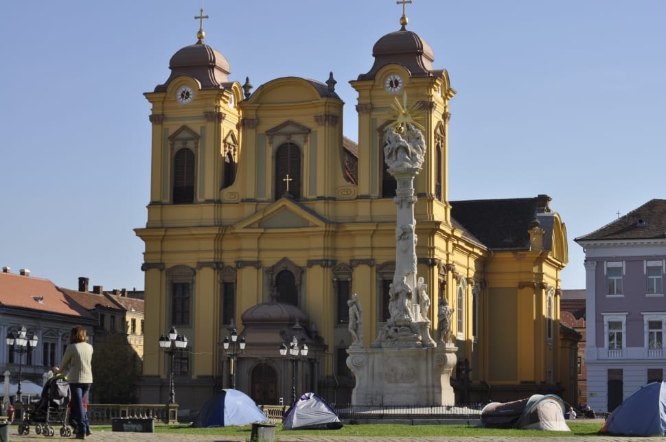 Timisoara, Cathedral Square, Dom, architecture, building exterior preview