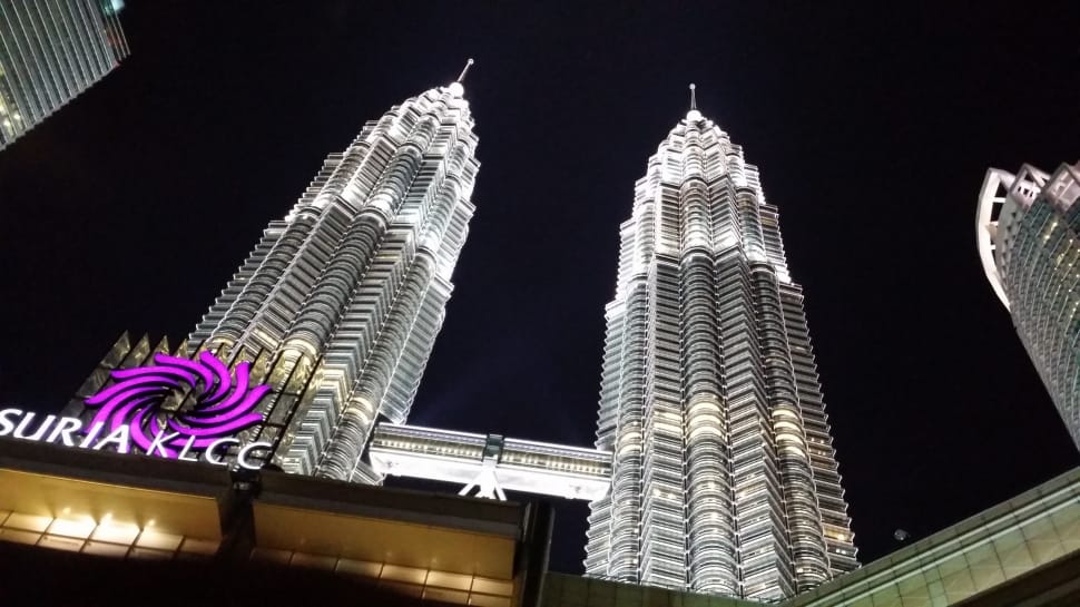 Petronas Twin Tower during night time preview