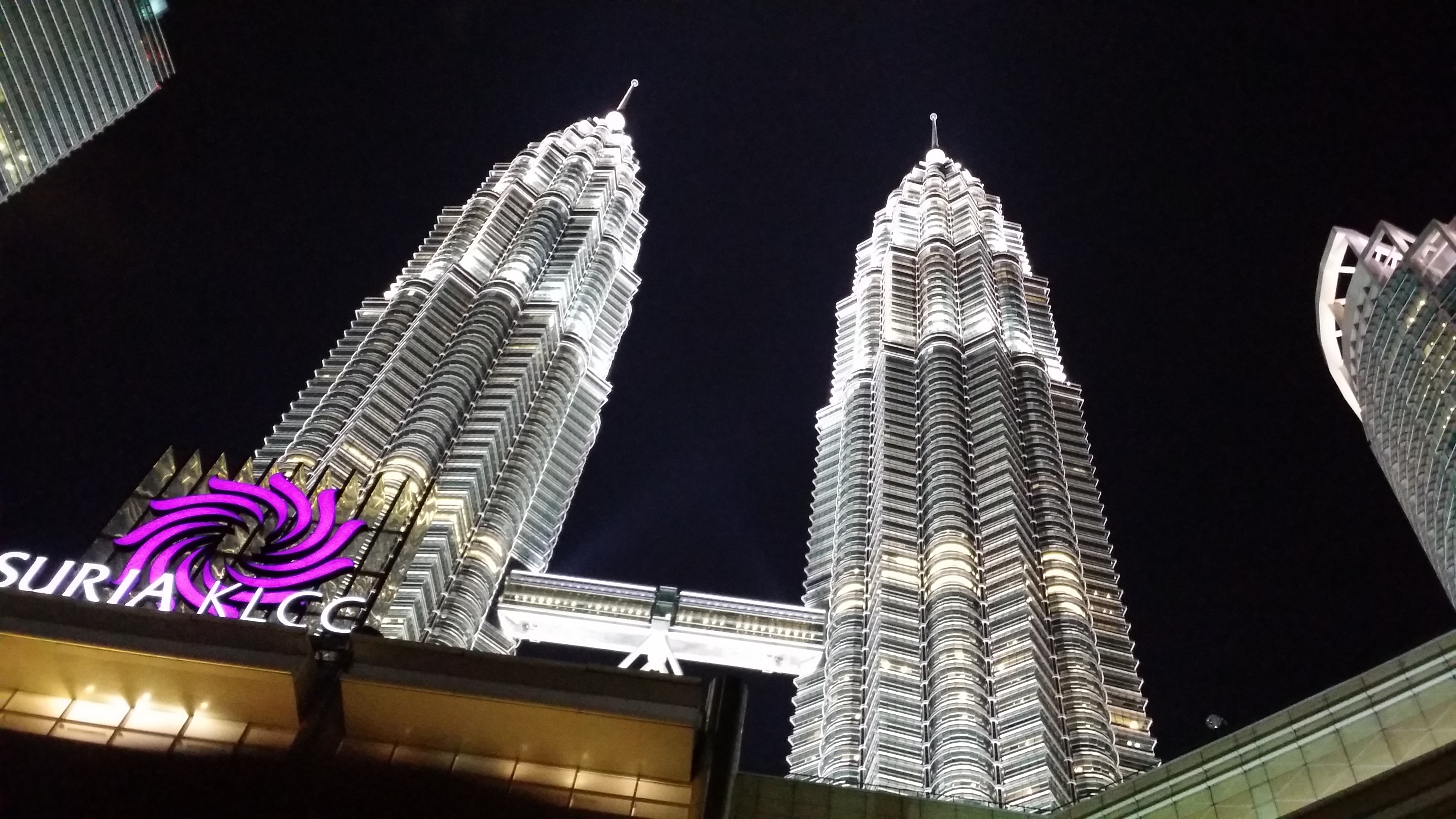 Petronas Twin Tower during night time