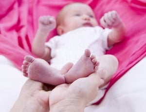 Cute, Little, Boy, Feet, Baby, Tiny, baby, newborn thumbnail