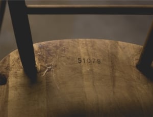 gray wooden chair thumbnail