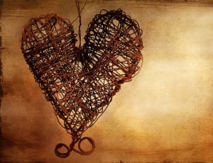 Rusty Heart, Heart, Metal Heart, heart shape, love thumbnail