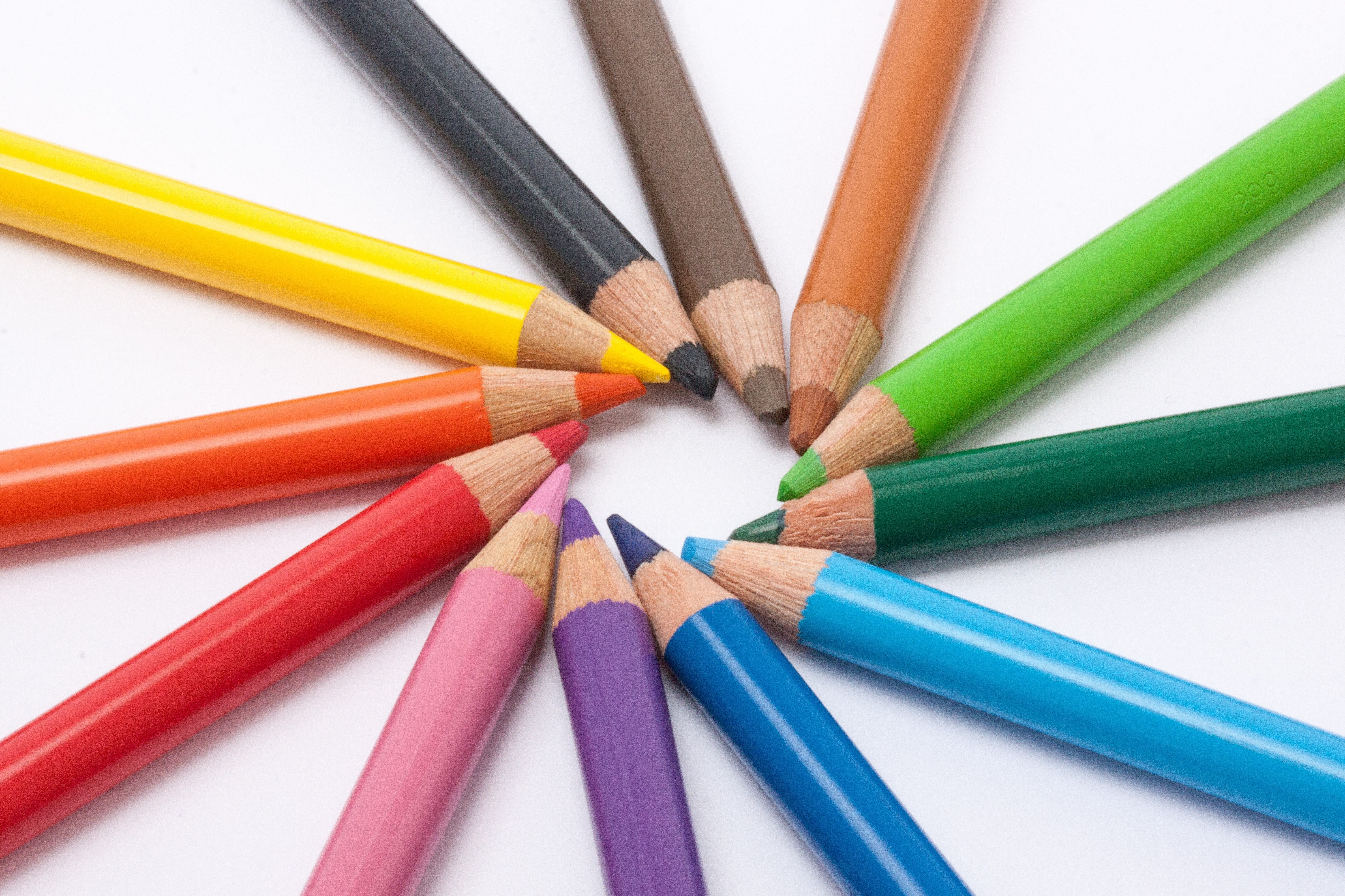 assorted coloring pencil set