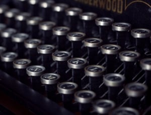 grey and black typewriter thumbnail