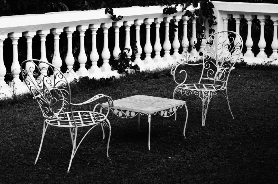 Chairs, White, Black And White, Vintage, chair, animal themes preview