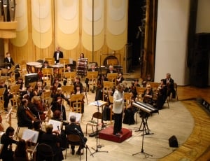 Concert, Symphony Orchestra, music, indoors thumbnail
