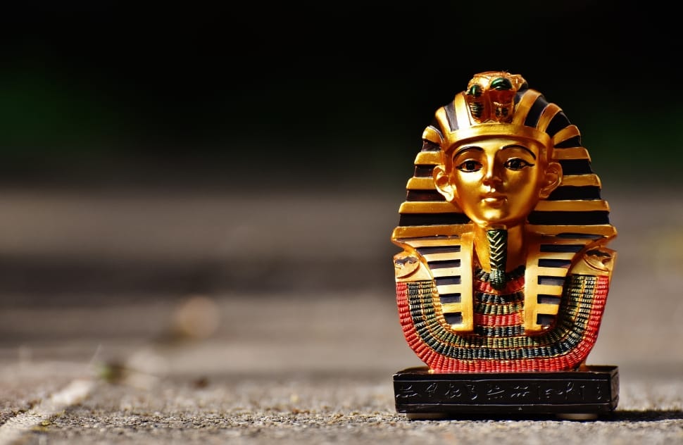 brass and black egyptian figure preview