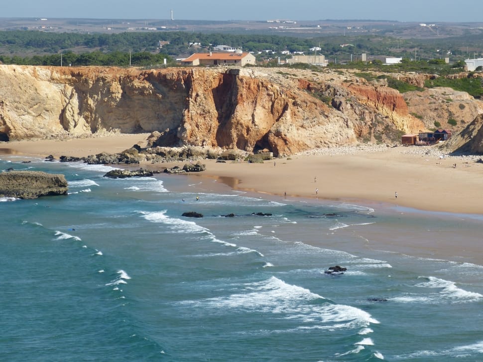 rock formation near seashore during daytime preview
