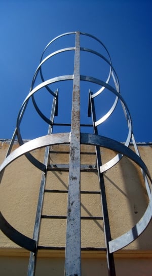 grey metal ladder round frame thumbnail