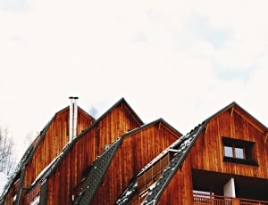 building, brown, wood, rooftop, architecture, built structure thumbnail