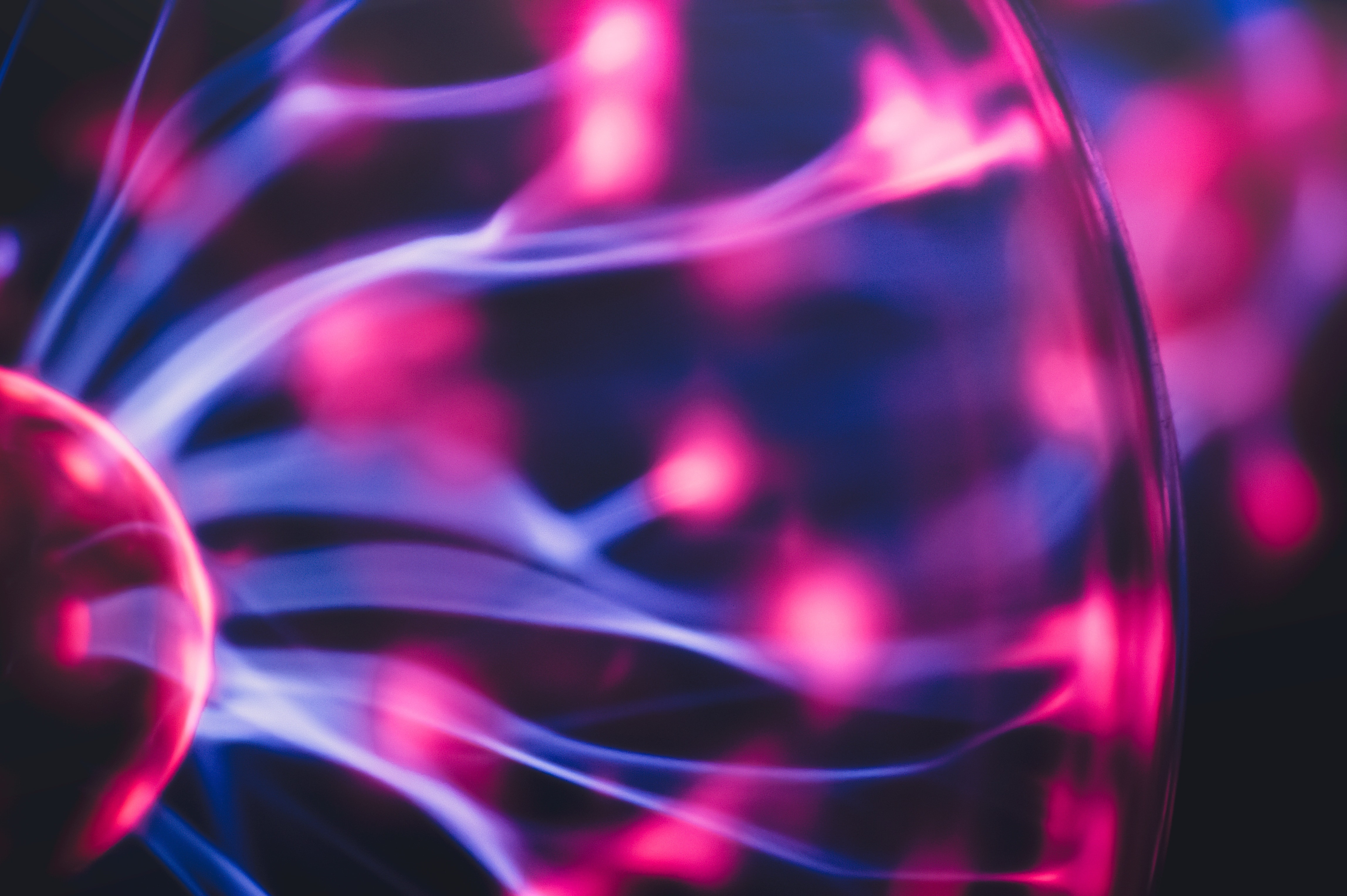 Red, Blue, Power, Electricity, Plasma, abstract, smoke - physical structure