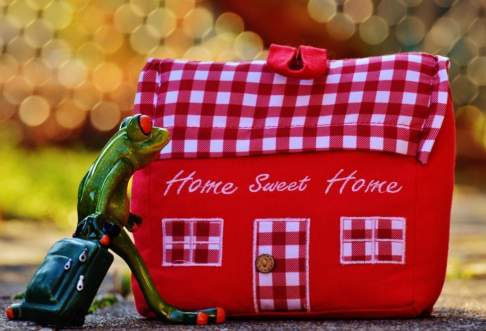 red Home Sweet  Home bag preview