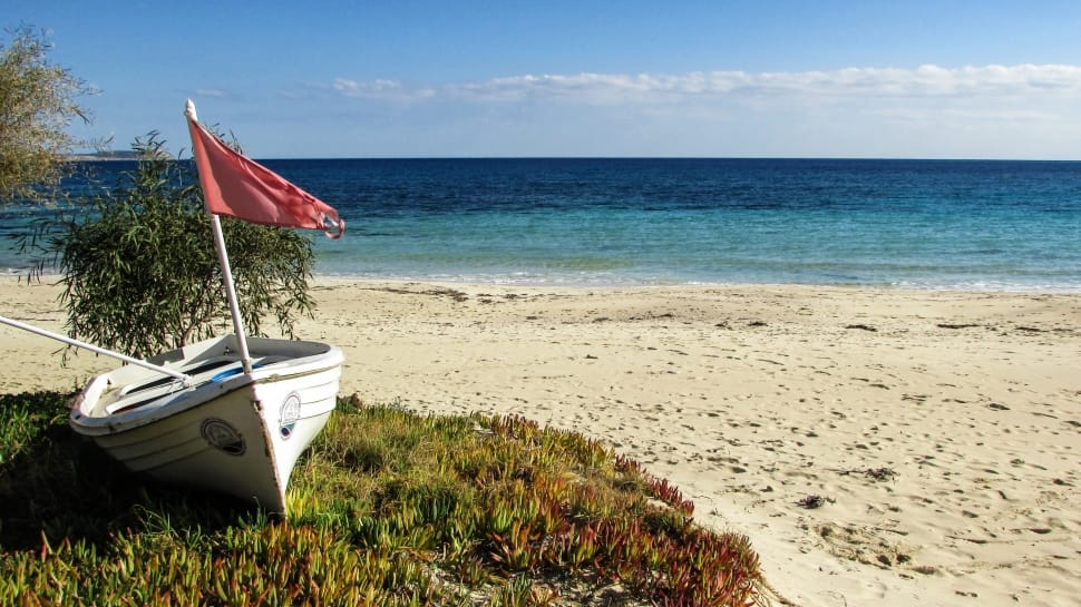 Ayia Napa, Cyprus, Makronissos Beach, flag, patriotism preview
