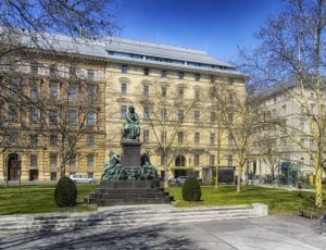 Austria, Vienna, Beethoven Plaza, bare tree, tree thumbnail