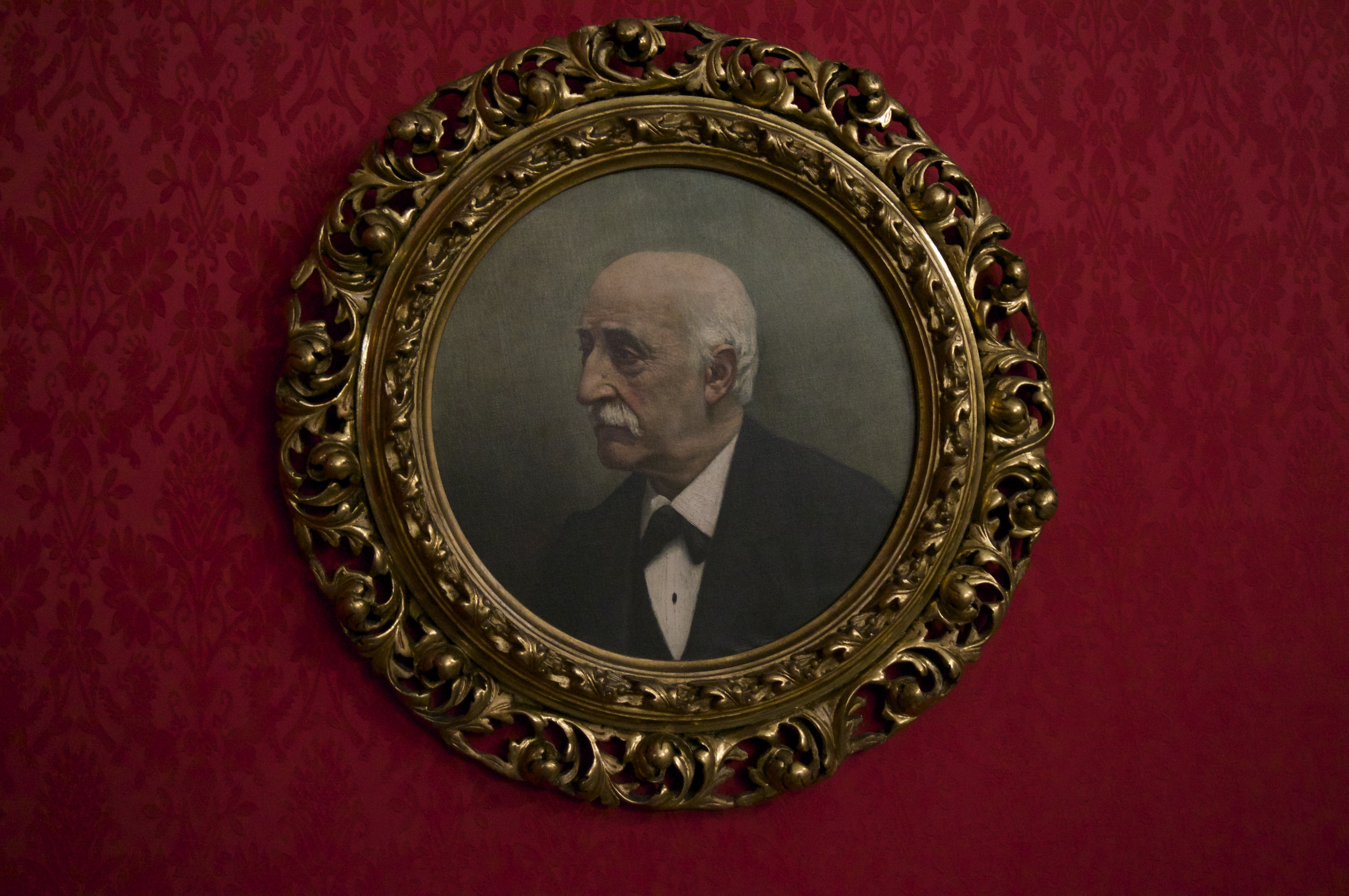 man's portrait painting
