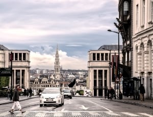 Europe, Belgium, Brussels, Cityscape, street, car thumbnail