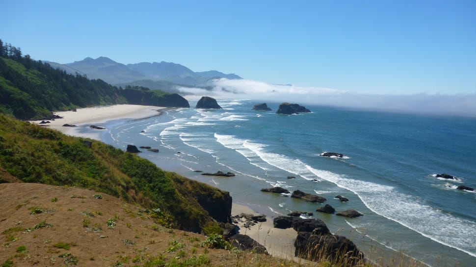 Ocean, Waves, Coast, Oregon, sea, beach preview