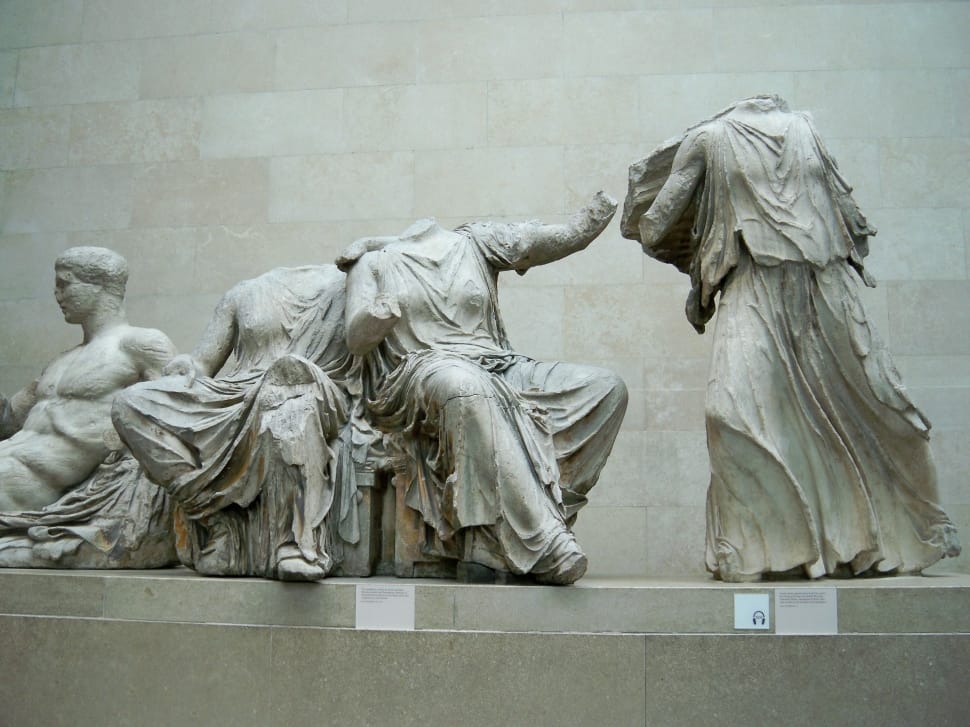 three headless Roman statue preview