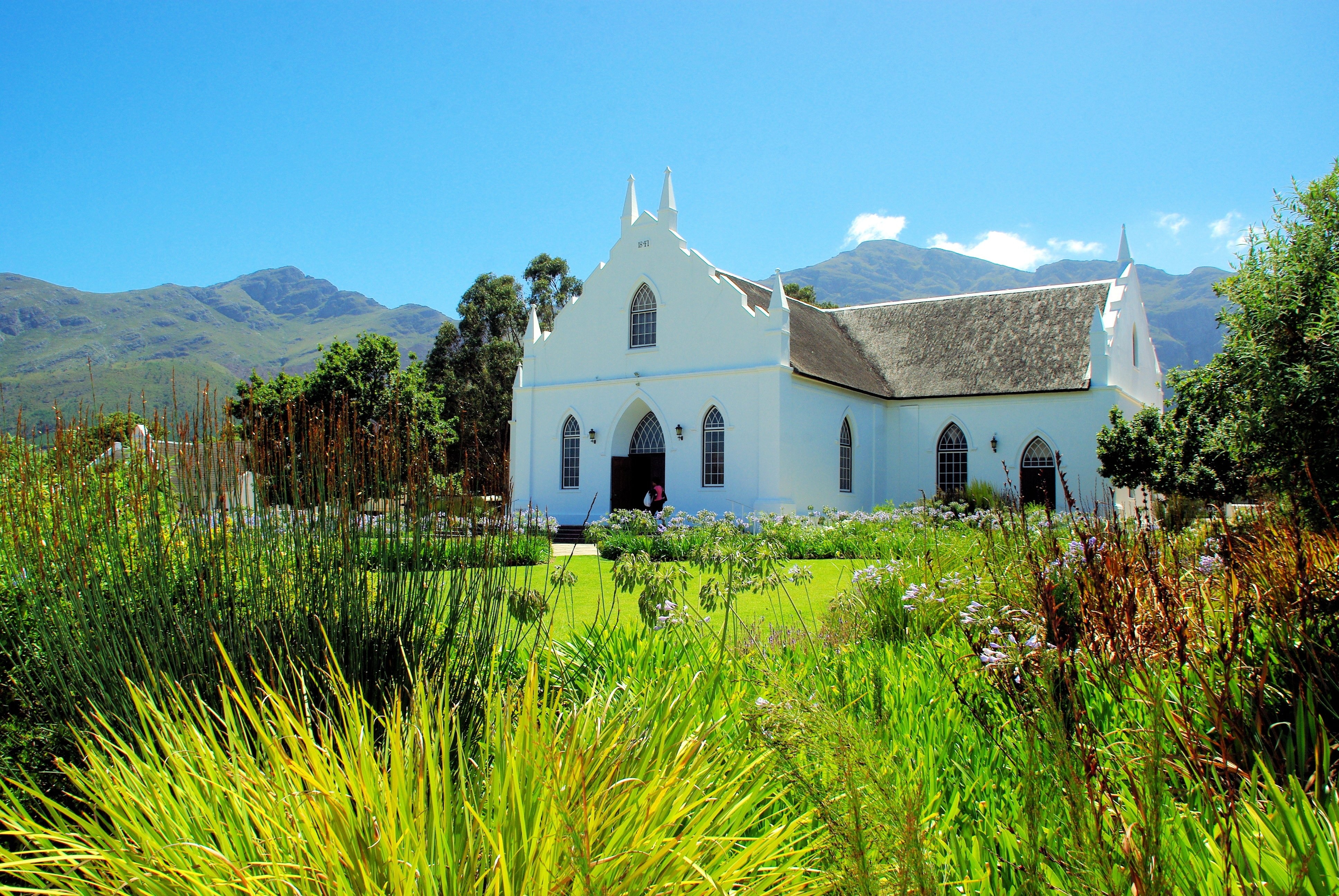 South Africa, Franshoeck, The Cap, house, rural scene