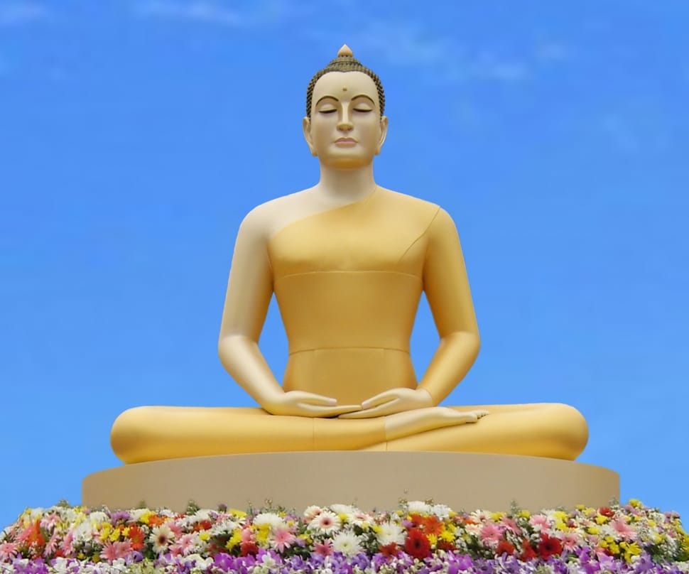 sitting buddha statue preview
