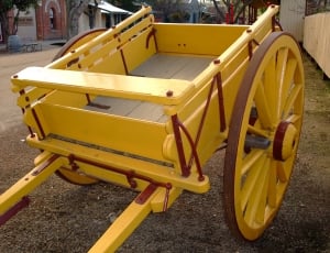 yellow and brown wagon thumbnail