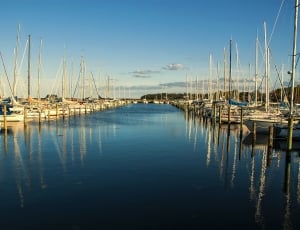 Port, Yacht, Sailboat, reflection, water thumbnail