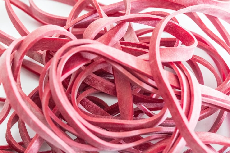 red rubber band preview